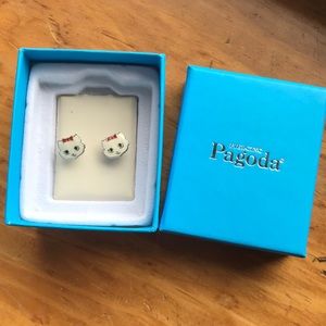 Hello Kitty stud earrings